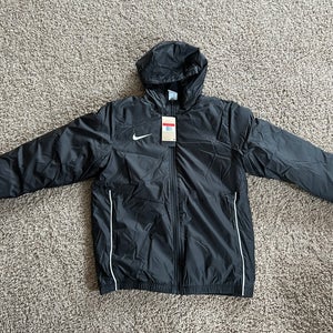 Black Men's Large Nike Therma fit Park 26 Jacket (New) retails for $120.00