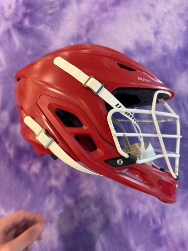 Red Adult Warrior Burn Helmet (Used)