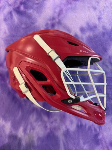Red Adult Warrior Burn Helmet (Used)