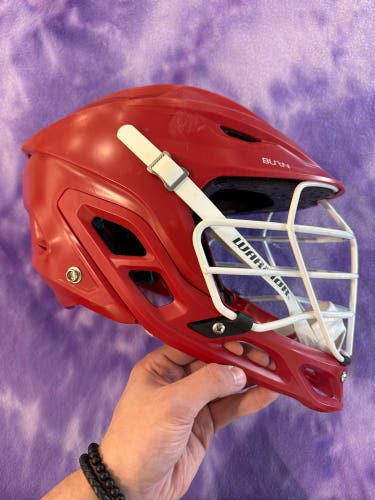 Red Adult Warrior Burn Helmet (Used)