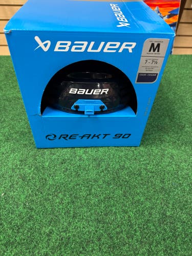 Blue Medium Bauer Re-Akt 90 Helmet (New)