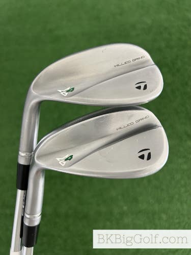 LH Taylormade MG4 Milled Grind Chrome 2 Wedge Set (52 & 56 Degrees)