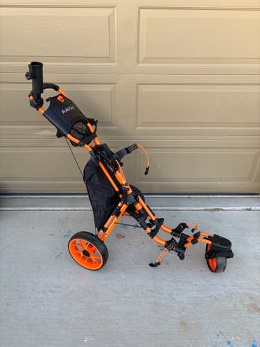 Orange Flagtag Unisex Push Cart (New)