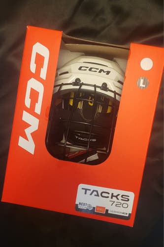 Large CCM Tacks 720 Helmet w/Cage (New)