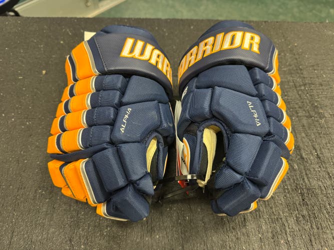 Warrior Alpha FR Pro Gloves 10" (New) Navy Gold