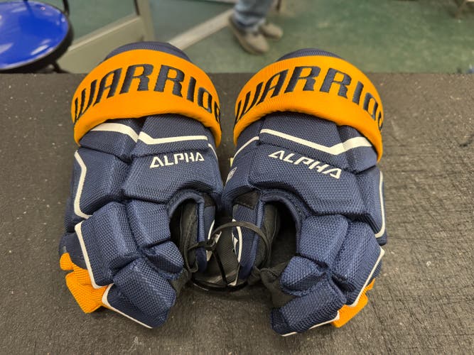 Warrior Alpha LX3 Gloves 14" (New) Navy Gold
