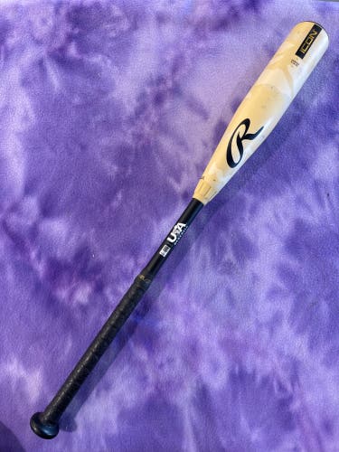 2025 Rawlings Icon Composite Bat USABat Certified (-12) Composite 17 oz 29" (Used)