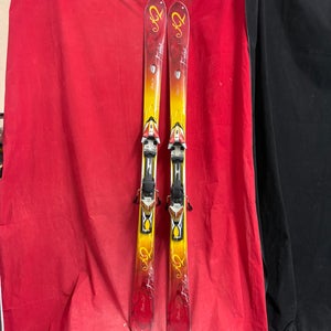 Skis: K2 T:Nine Burnin Luv all-mountain skis, 153cm. Bindings: Marker, 270-326mm