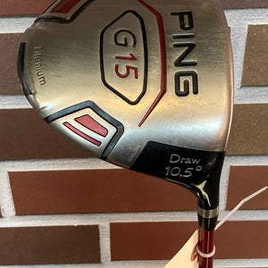 Used Men's Ping G15 Draw Right Handed Driver | Regular Flex | TFC 149 Graphite Shaft