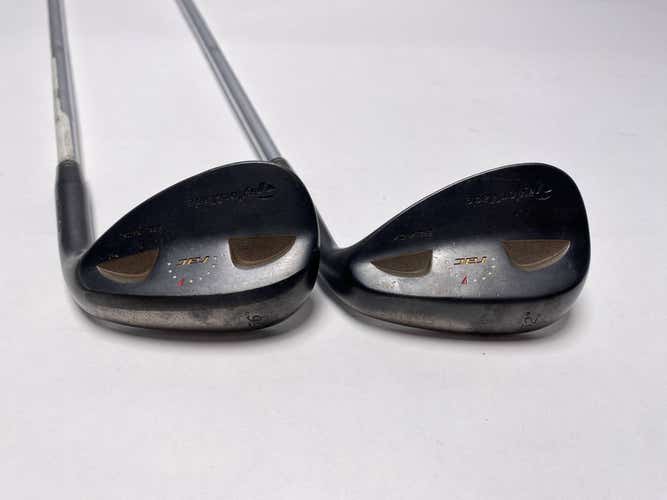 TaylorMade Rac Black Wedge Set 52* 8 56* 12 True Temper Dynamic Gold Mens RH