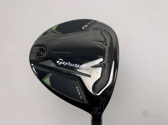 TaylorMade Qi35 Max 7 Fairway Wood 21.5* Fujikura Air Speeder 50g Senior RH
