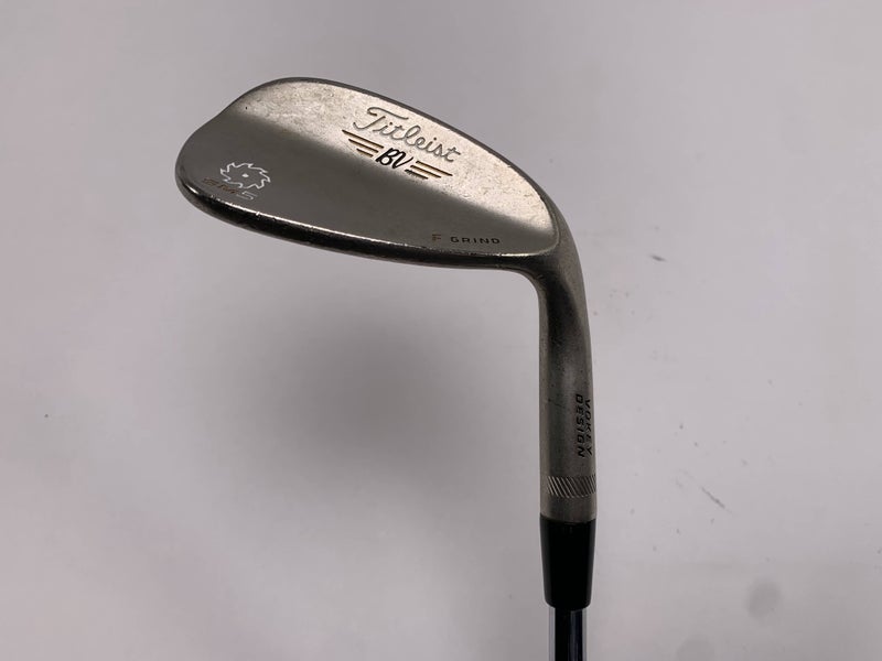 Titleist Vokey SM5 Gold Nickel Wedge 56* 14 Bounce F-Grind Wedge Steel Mens RH