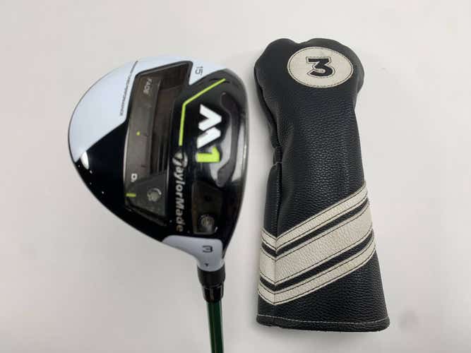 TaylorMade M1 3 Fairway Wood 15* OBAN Revenge 5 Green 03 55g Regular Mens RH HC