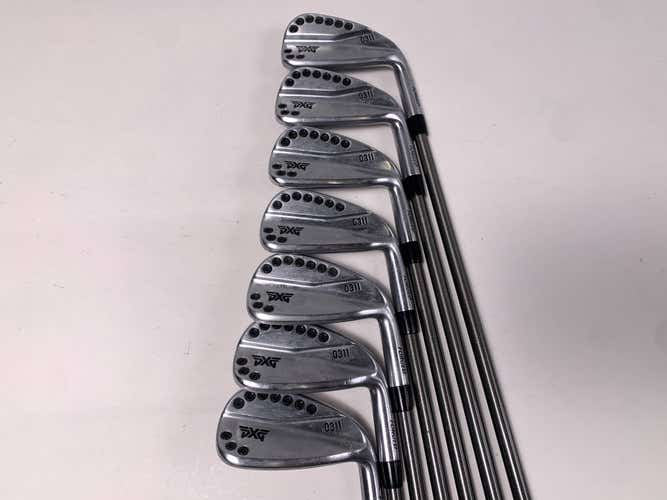 PXG 0311 Chrome Iron Set 4-PW SteelFiber i70 70g Regular Mens RH