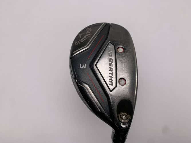 Callaway Big Bertha 2019 3 Hybrid 18* Veylix Alpina 673 Regular Graphite Mens RH