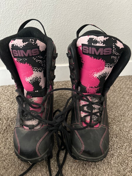 Sims Caliber Girls Snowboard Boots 5Y