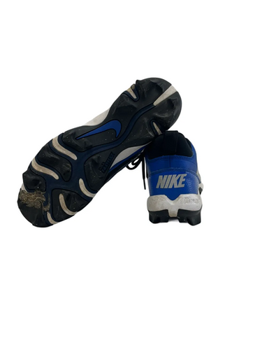 Used Nike Alpha Menace Shark Jr FB Cleats Royal Blue Junior 06 11692-S000146671