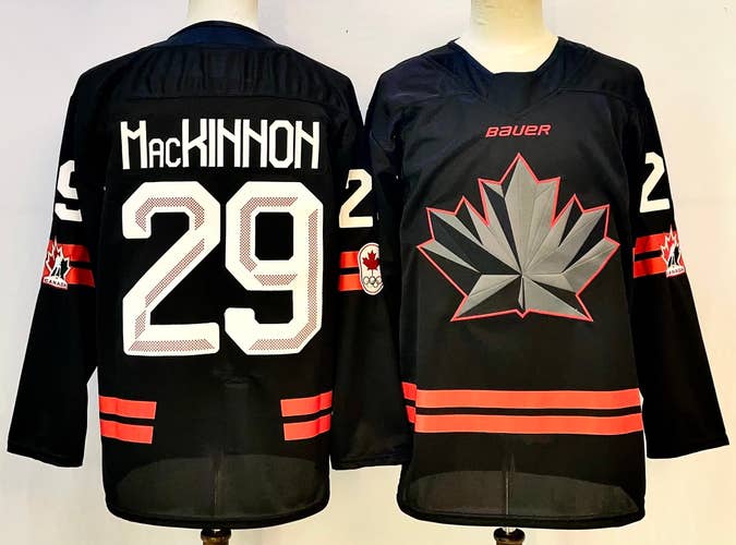 Nathan MacKinnon #29 | 2026 Team Canada Olympic Jersey – Black
