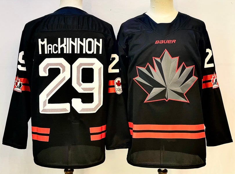 Nathan MacKinnon #29 | 2026 Team Canada Olympic Jersey – Black