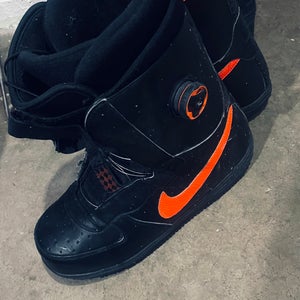 Rare Nike Vapen BOA Snowboard Boots - Black/Orange (Infrared) - Size 11.5