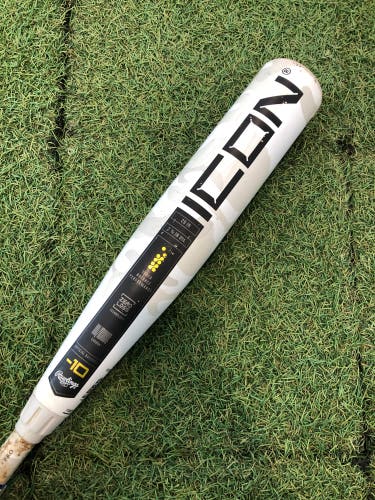 2025 Rawlings Icon Composite Bat USSSA Certified (-10) Composite 19 oz 29" (Used)