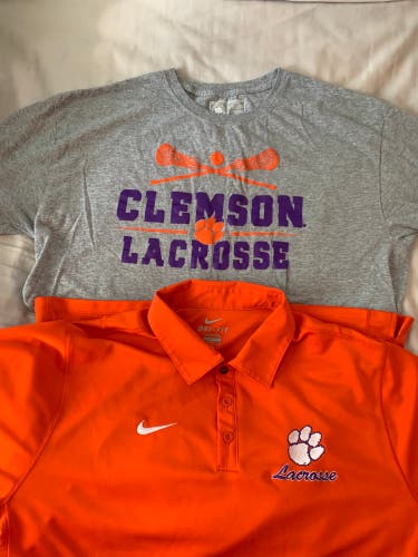 Clemson Lacrosse Shirt Lot (Used)