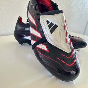 Black Men's Size M 11.5 (W 12.5) Adidas predator ELite Cleats (Used)
