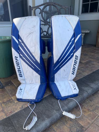 Intermediate Large (32”) Bauer Vapor 3X Goalie Leg Pads (Used)