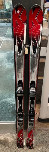 K2 A.M.P. Force 160 cm Skis With Marker M3 10.0 Bindings (Used)