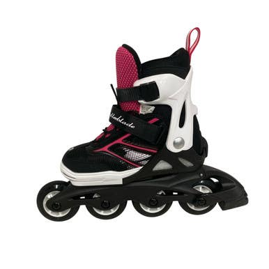 Used Rollerblade SG-3 Junior Rec Fitness Skates Pink Adjustable Size 2-5 11406-S000109526