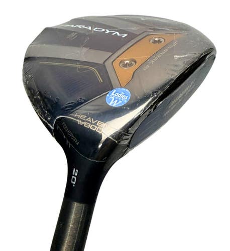 Callaway NEW Paradym Heavenwood 7 Wood 20 Ladies Ascent Blue 40g 42.5in