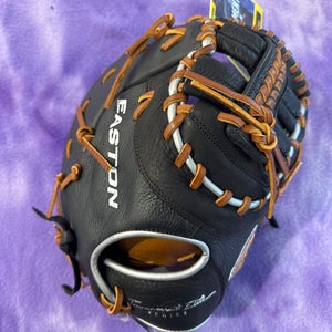 Black Easton Tournament elite RH First Base Baseball Glove 12.5" (New)