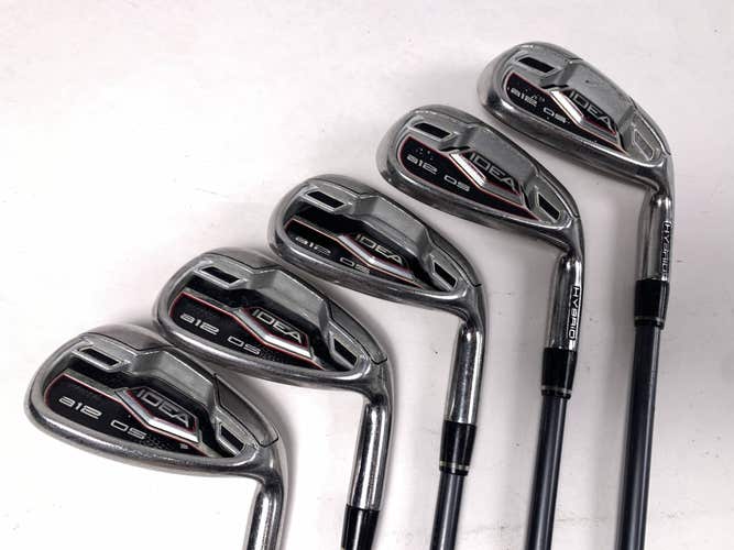 Adams Idea A12 OS Iron Set 7-PW+GW Grafalloy ProLaunch Blue 60g Regular RH
