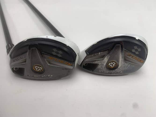 TaylorMade Rescue 11 4 & 5 Hybrid Set 22* 25* Aldila RIP 65g Regular RH READ