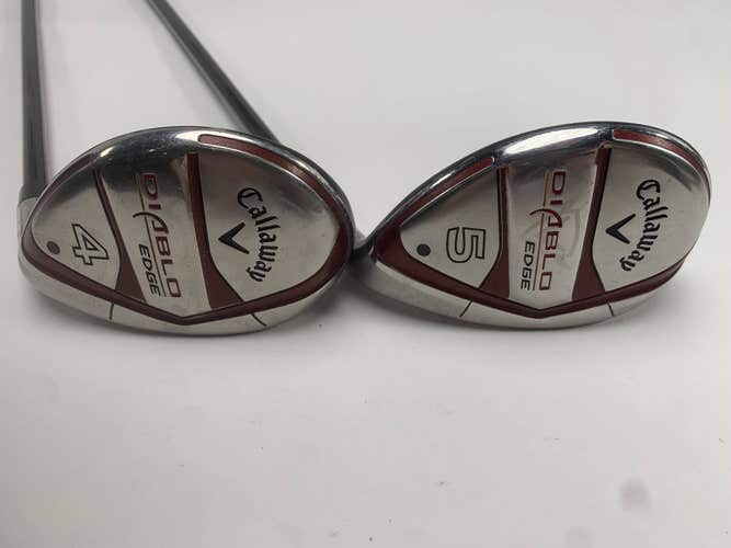 Callaway Diablo Edge 4 & 5 Hybrid Set 24* 27* 60g Regular Graphite Mens RH