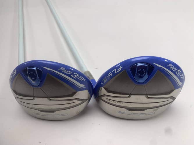Cobra Fly-Z S 3 & 5 Fairway Wood Set 19* 22* Fly-Z s 50g Ladies RH