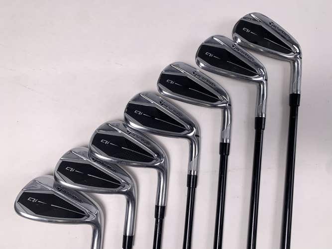 TaylorMade Qi Iron Set 5-PW+GW Fujikura Regular Steel Mens RH