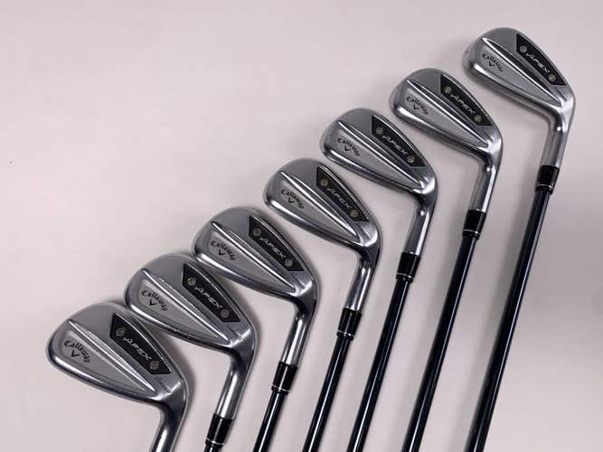 Callaway Apex Ai300 Iron Set 5-PW+AW Recoil Dart 70g Senior Graphite Mens RH
