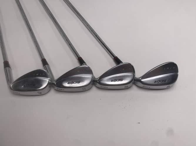 Scor 4161 Wedge Set 47* 51* 55* 59* Genius 12 Regular Steel Mens RH