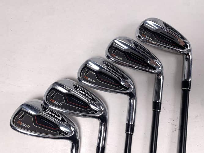 TaylorMade RSi 1 Iron Set 6-PW REAX 65g Regular Graphite Mens RH