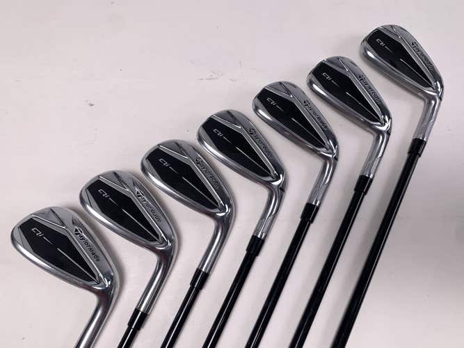 TaylorMade Qi Iron Set 5-PW+AW Fujikura Ventus TR 5-A Senior Graphite Mens RH
