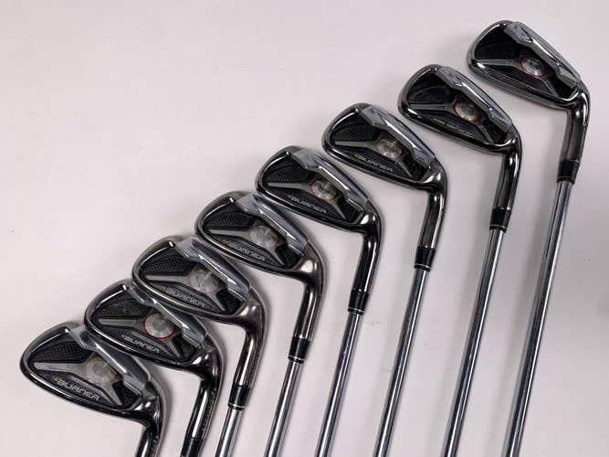 TaylorMade Burner 2009 Iron Set 4-PW+AW Burner Superfast Regular Steel Mens RH
