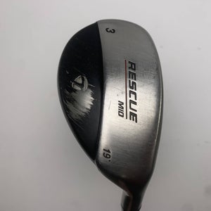 TaylorMade Rescue Mid 3 Hybrid 19* Stiff Graphite Mens RH