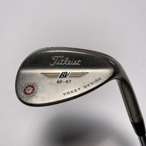 Titleist Vokey Spin Milled Chrome 2009 Lob Wedge LW 60* 7 Bounce Wedge RH