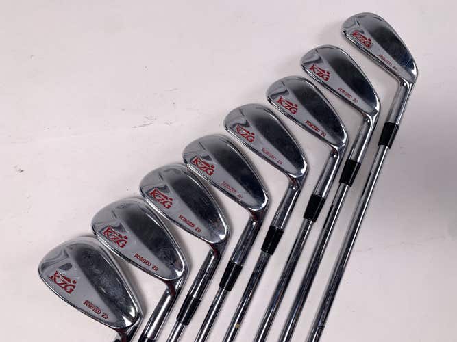 KZG Forged Z0 Iron Set 3-PW Dynamic Gold Sensicore S300 Stiff Steel Mens RH