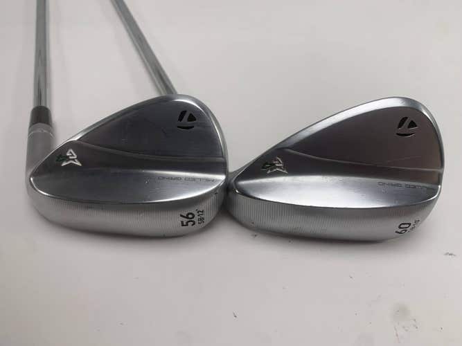 TaylorMade Milled Grind 4 Chrome Wedge Set 56* 12 | 60* 10 DG Tour Issue 115g RH