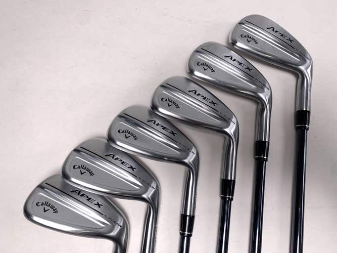 Callaway Apex Ti Fusion 250 Iron Set 6-PW+AW Recoil Dart 80g Regular Graphite RH