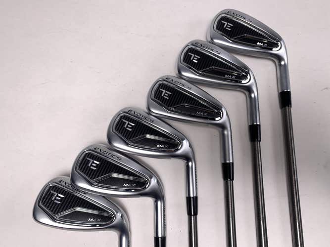 Tour Edge Exotics Max 2026 Iron Set 5-PW AeroTech SteelFiber i95 Regular Mens RH