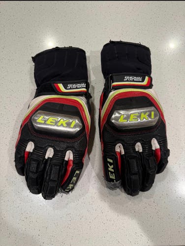 Leki World Cup Titanium S Slalom Gloves 8.5