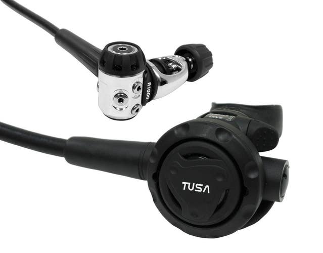 Tusa RS-1001 Yoke Regulator Set Scuba Diving 1st 2nd Stage R-1000, S-0001